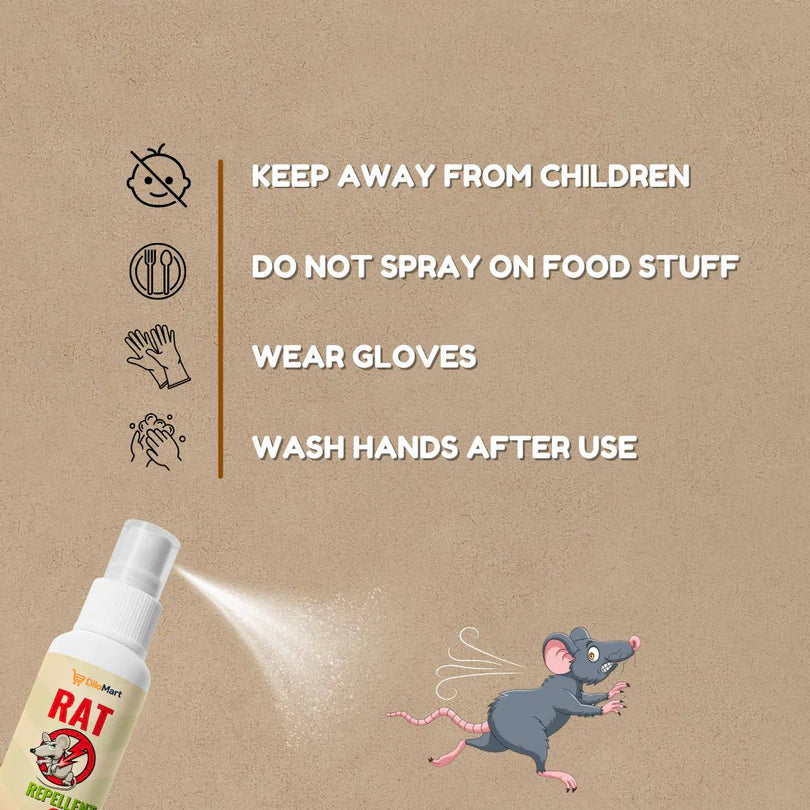 Rat Repellent Spreay 50ML (Pack of 2)