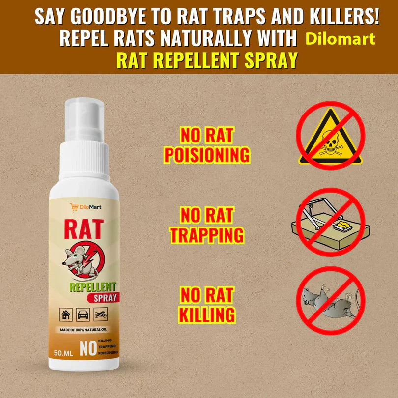 Rat Repellent Spreay 50ML (Pack of 2)
