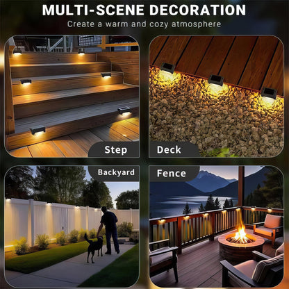 🌞 Solar Glow Deck Lights