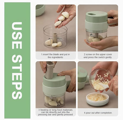 4 in 1 Portable Electric Vegetable Cutter Set