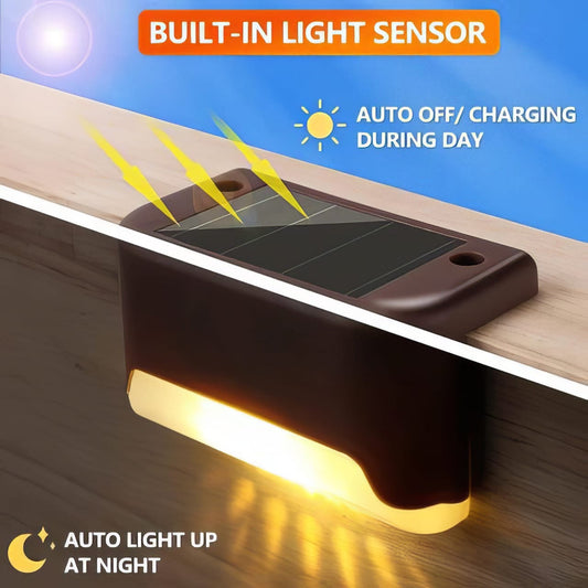 🌞 Solar Glow Deck Lights